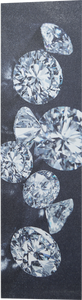 DIAMOND SPILLED JEWELS BLACK GRIP single sheet