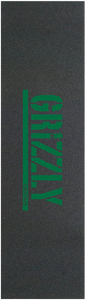 GRIZZLY GRIPTAPE 1-SHEET STAMP BLK/GRN GRIP