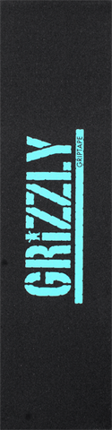 GRIZZLY GRIPTAPE 1-SHEET STAMP BLK/BLUE GRIP