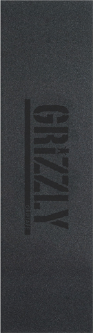 GRIZZLY 1-SHEET STAMP BLK/BLK GRIPTAPE