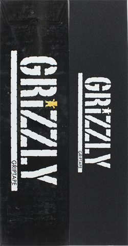 GRIZZLY GRIPTAPE 20/BOX STAMP/BEAR CUTOUT BLK/WT GRIPTAPE