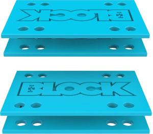 BLOCK RISER DROP-THRU ADAPTER KIT BLUE