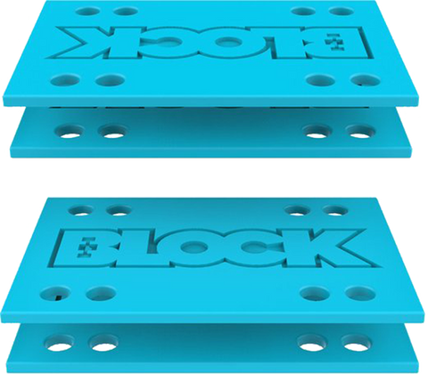 BLOCK RISER DROP-THRU ADAPTER KIT BLUE