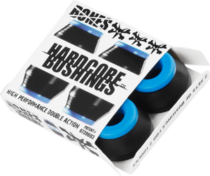 BONES HARDCORE 4PC SOFT BLACK/BLUE BUSHINGS