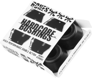 BONES HARDCORE 4PC HARD BLACK/BLACK BUSHINGS