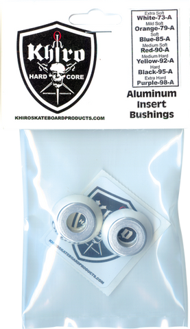 KHIRO ALUM INSERT BUSHING SET 73a X-SOFT WHITE