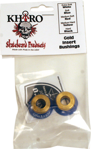 KHIRO GOLD INSERT BUSHING SET 85a SOFT BLUE