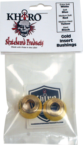 KHIRO GOLD INSERT BUSHING SET 92a M-HARD YELLOW