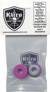 KHIRO LG-INSERT/LG-BRL BUSHING SET 99a X-HARD PURP