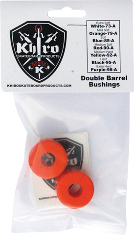 KHIRO DOUBLE BARREL BUSHING SET 79a M-SOFT ORANGE