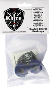 KHIRO DOUBLE BARREL BUSHING SET 85a SOFT BLUE