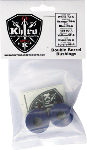 KHIRO DOUBLE BARREL BUSHING SET 85a SOFT BLUE