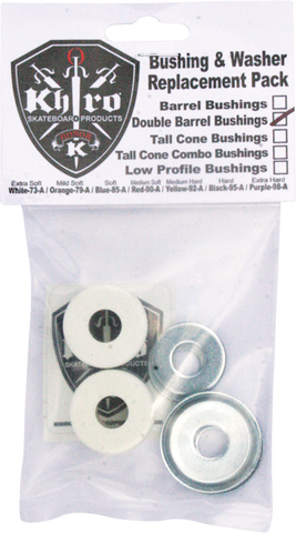 KHIRO DBL-BARREL BUSHING/WASH KIT 73a X-SOFT WHITE