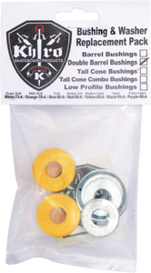 KHIRO DBL-BARREL BUSHING/WASH KIT 92a M-HARD YEL