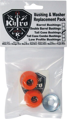 KHIRO TALL CONE BUSHING/WASH KIT 79a MILD-SOFT ORG