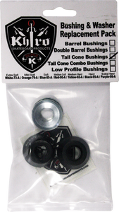 KHIRO TALL CONE BUSHING/WASH KIT 95a HARD BLACK