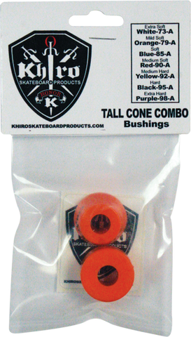 KHIRO T-CONE/L-BARREL BUSHING SET 79a MILD-SFT ORG