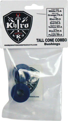 KHIRO T-CONE/L-BARREL BUSHING SET 85a SOFT BLU