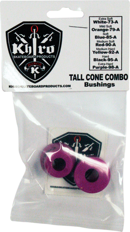 KHIRO T-CONE/L-BARREL BUSHING SET 99a X-HARD PURP