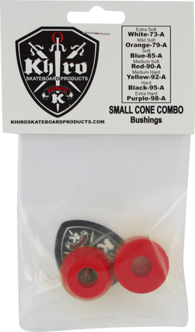 KHIRO S-CONE/L-BARREL BUSHING SET 90a MED-SOFT RED