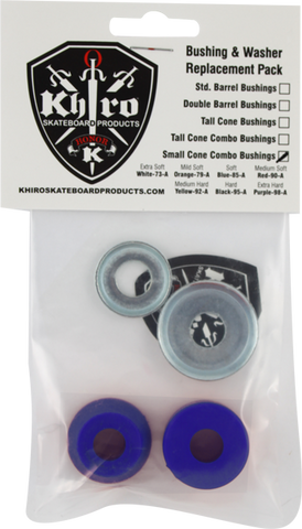 KHIRO S-CONE/L-BRL BUSHING/WASH KIT 85a SOFT BLU