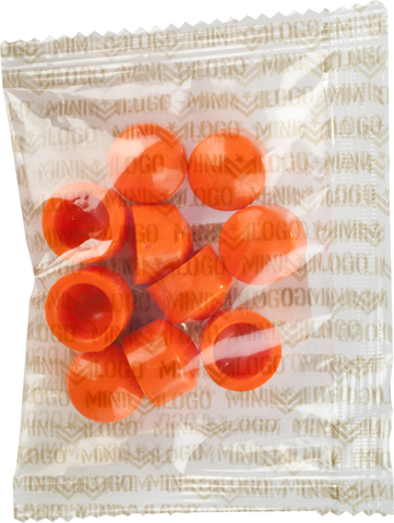 MINI LOGO 10/PACK PIVOT CUPS ORANGE