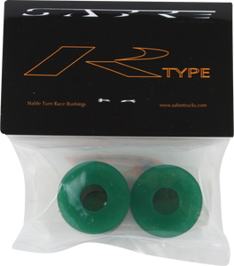 SABRE R-TYPE BUSHINGS 93a CLR.GREEN 2pk w/washers