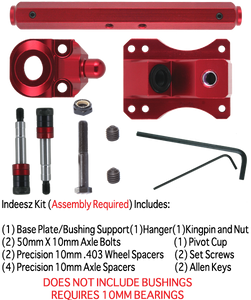 SZ TKP 10mm 127mm 45° RED 1-TRUCK KIT