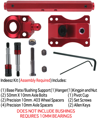 SZ TKP 10mm 127mm 45° RED 1-TRUCK KIT