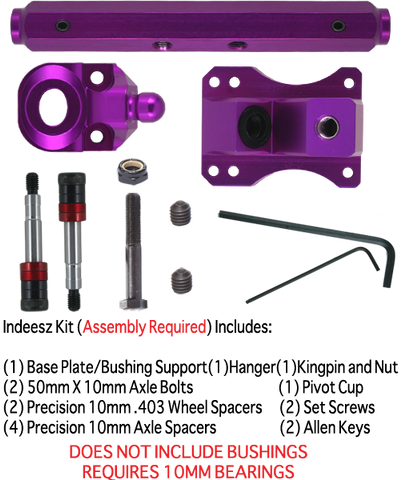 SZ TKP 10mm 127mm 45° PURPLE 1-TRUCK KIT