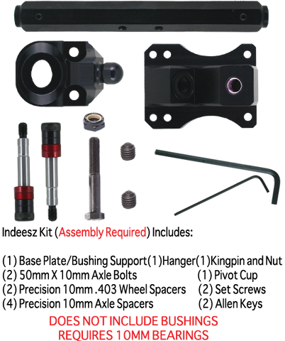 SZ TKP 10mm 177mm 45° BLACK 1-TRUCK KIT