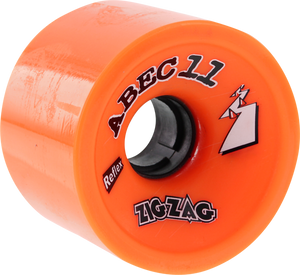 ABEC11 ZIGZAGS 66mm 89a ORANGE PLUS