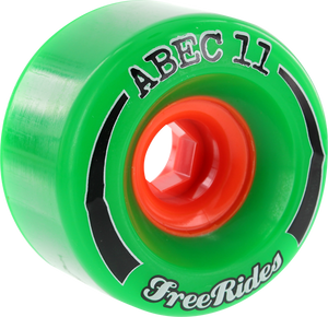 ABEC11 FREERIDE 66mm 81a GREEN