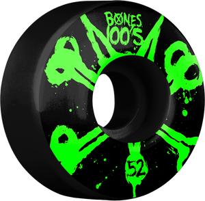 BONES 100's OG #10 52mm BLK/GRN ppp