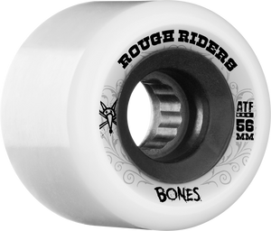 BONES ATF ROUGH RIDER 56mm WHITE/BLK