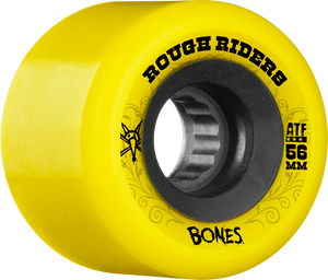 BONES ATF ROUGH RIDER 56mm YELLOW/BLK