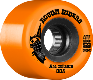 BONES ATF ROUGH RIDER 59mm 80a ORG/BLK