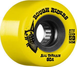 BONES ATF ROUGH RIDER 59mm 80a YEL/BLK