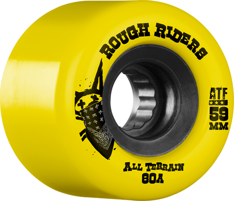 BONES ATF ROUGH RIDER 59mm 80a YEL/BLK