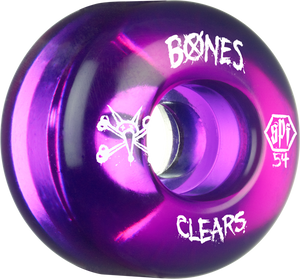 BONES SPF CLEARS 54mm CLEAR PURPLE