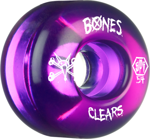 BONES SPF CLEARS 54mm CLEAR PURPLE