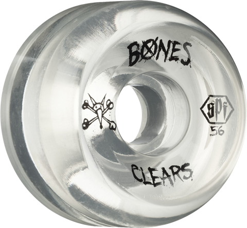 BONES SPF CLEARS 56mm CLEAR