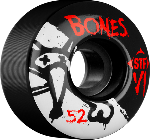 BONES STF SKINNY V1 SERIES 52mm BLACK