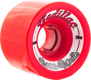 CADILLAC WHITE WALLS 59mm 78a RED