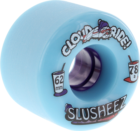 CLOUD RIDE! SLUSHEEZ 62mm 78a LT.BLUE