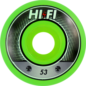 HI-FI LIVEWIRE 53mm GRN SWIRL superthane