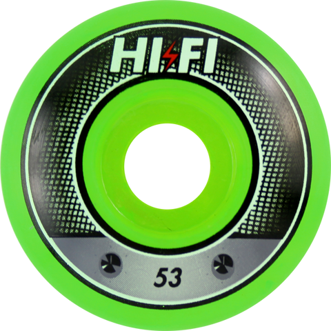 HI-FI LIVEWIRE 53mm GRN SWIRL superthane