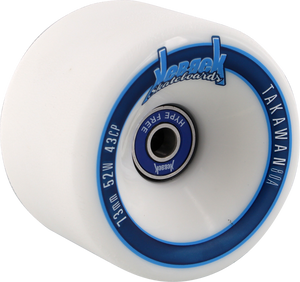 KEBBEK TAKAWAN 73mm 80a WHITE W/NO HYPE BEARINGS