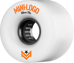 MINI LOGO A-CUT 59mm 78a WHITE A.W.O.L. ppp