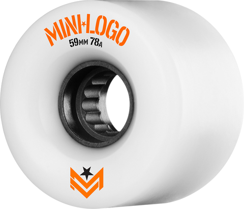 MINI LOGO A-CUT 59mm 78a WHITE A.W.O.L. ppp